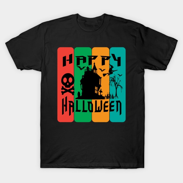 Happy Spooky Halloween T-Shirt by PosterpartyCo